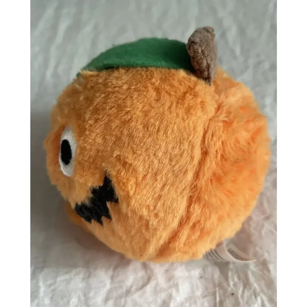Scentsy Bitty Buddy Pumpkin Jack-o-lantern Halloween Orange Plush Stuffed 3”